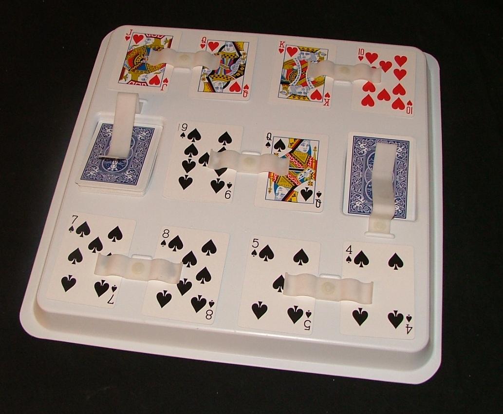 Plastic fabricated card holder